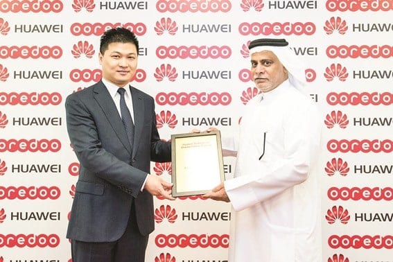 Ooredoo recognised as Huawei value-added partner