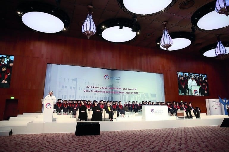Qatar Academy Doha celebrates graduation of Class of 2018