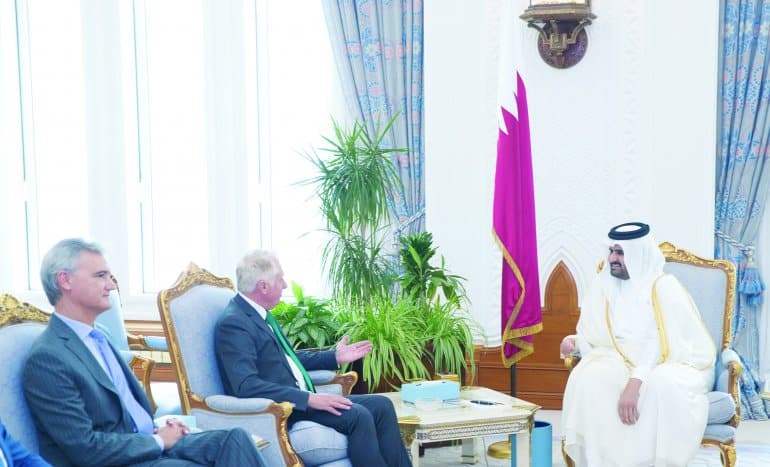 Deputy Amir receives Spanish Senate delegation