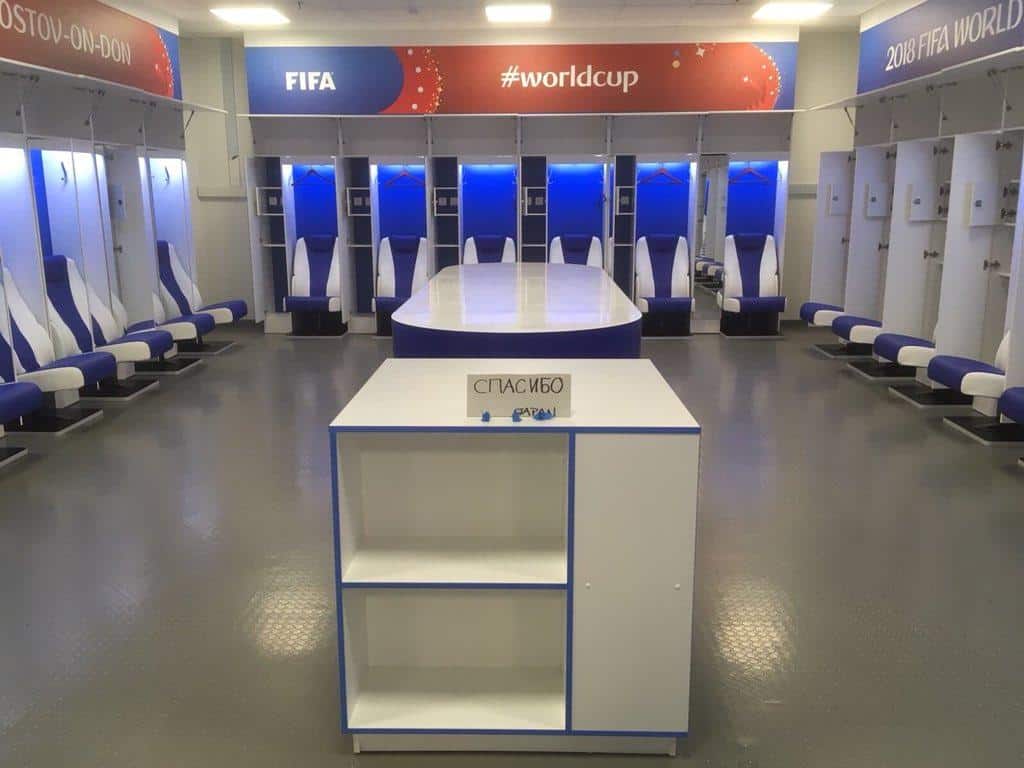 Japan's Players Redefine Sportsmanship By Cleaning Up Locker Room After Losing at the World Cup