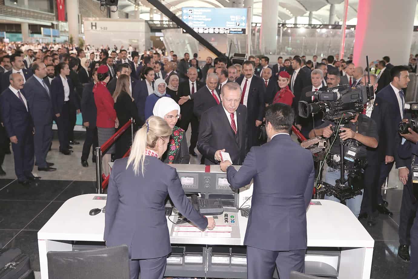 Erdogan inaugurates Istanbul Airport, one of world's largest