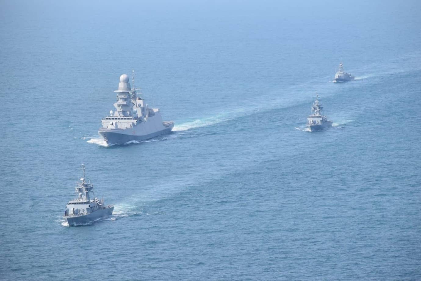 Amiri Navy, Italian Navy carry out joint exercise