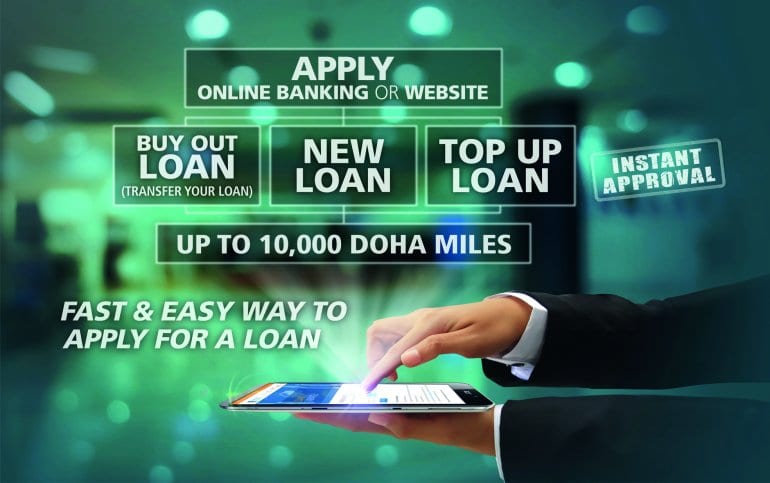 Get up to 10,000 ‘Doha Miles’ when you apply for a personal loan