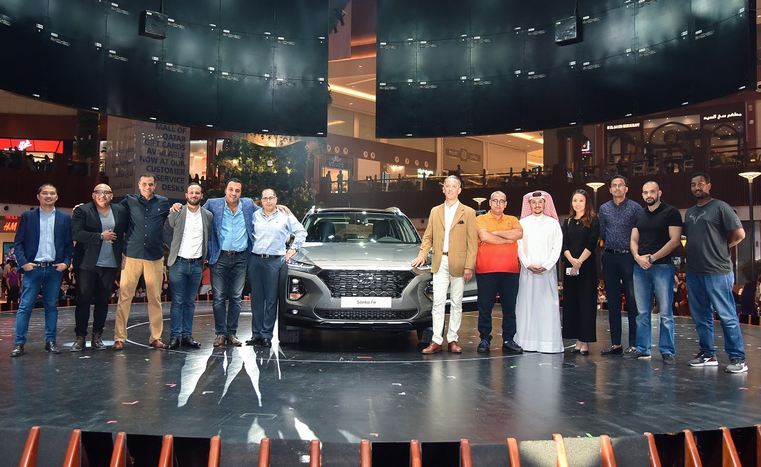 Skyline Automotive revealed the All-New Hyundai Santa Fe directly to the Public at Mall of Qatar