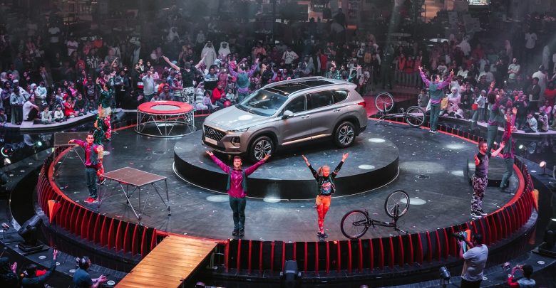 Skyline Automotive revealed the All-New Hyundai Santa Fe directly to the Public at Mall of Qatar Skyline Automotive revealed the All-New Hyundai Santa Fe directly to the Public at Mall of Qatar