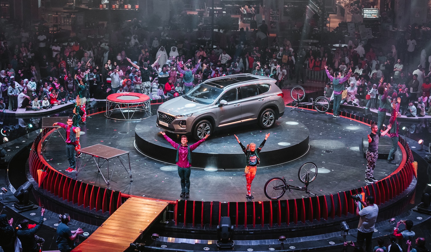 Skyline Automotive revealed the All-New Hyundai Santa Fe directly to the Public at Mall of Qatar
