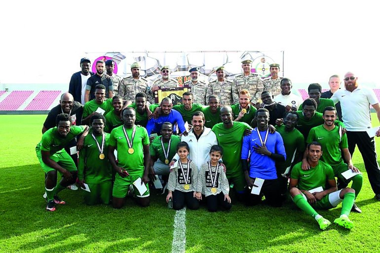 Amiri Maintenance Corps team wins Armed Forces Shield for Football