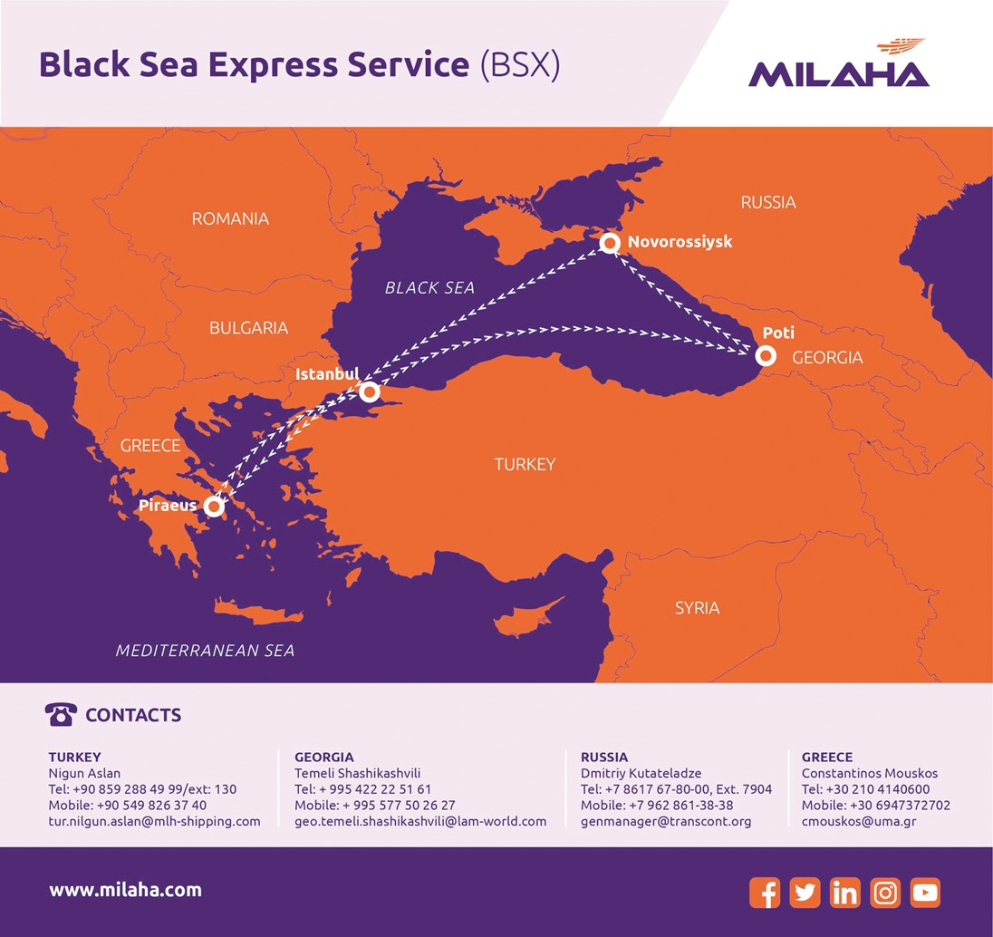 Milaha launches its first container shipping service in Europe