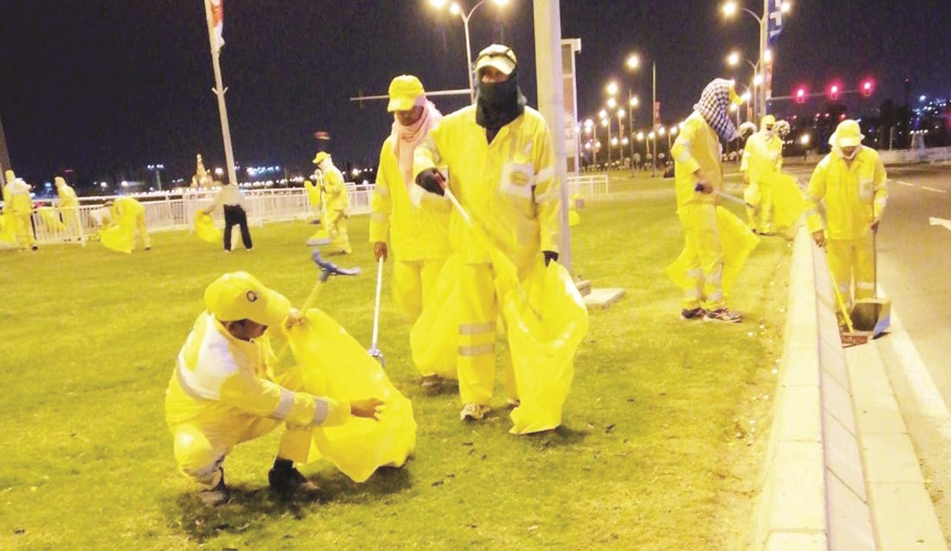 Corniche cleaned in record time after football team’s reception