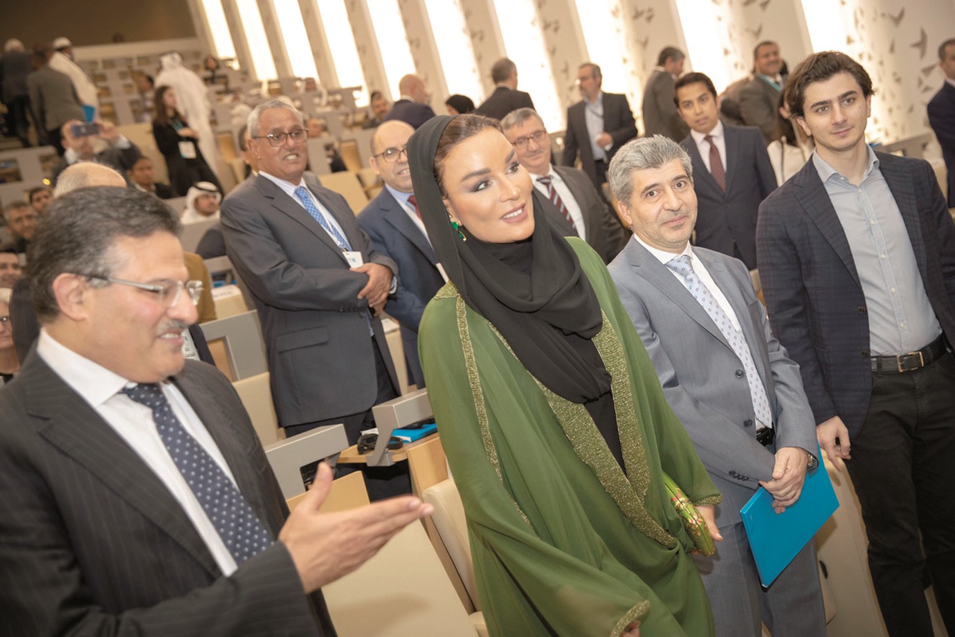 Sheikha Moza attends opening of event celebrating Bennabi’s works