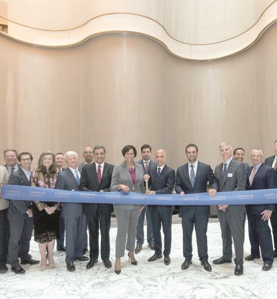 Finance minister opens Qatari Diar's Conrad Washington DC hotel