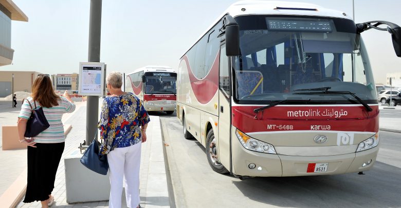 Doha Metro travellers praise feeder bus services Doha Metro travellers praise feeder bus services