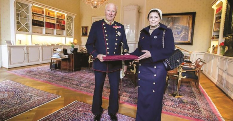King of Norway receives credentials of Qatari Envoy King of Norway receives credentials of Qatari Envoy