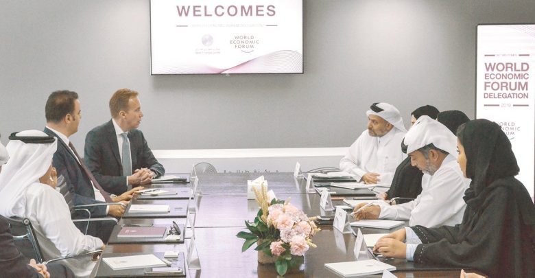 Qatar Financial Centre hosts WEF President & other delegates Qatar Financial Centre hosts WEF President & other delegates