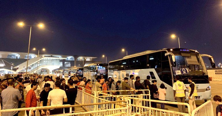 Mowasalat transported over 10,000 spectators Mowasalat transported over 10,000 spectators