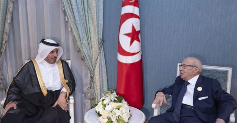 Tunisian president meets Qatar's Prime Minister Tunisian president meets Qatar's Prime Minister