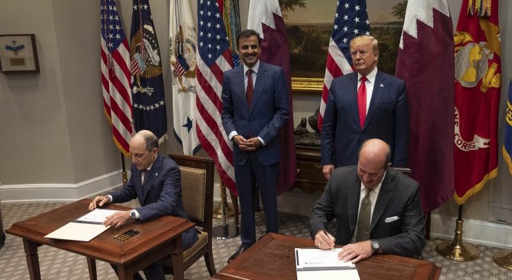 Qatar Amir, US President witness signing agreements & MoUs Qatar Amir, US President witness signing agreements & MoUs