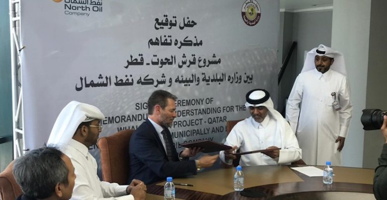 Civic ministry, North Oil Company sign MoU on whale shark conservation Civic ministry, North Oil Company sign MoU on whale shark conservation