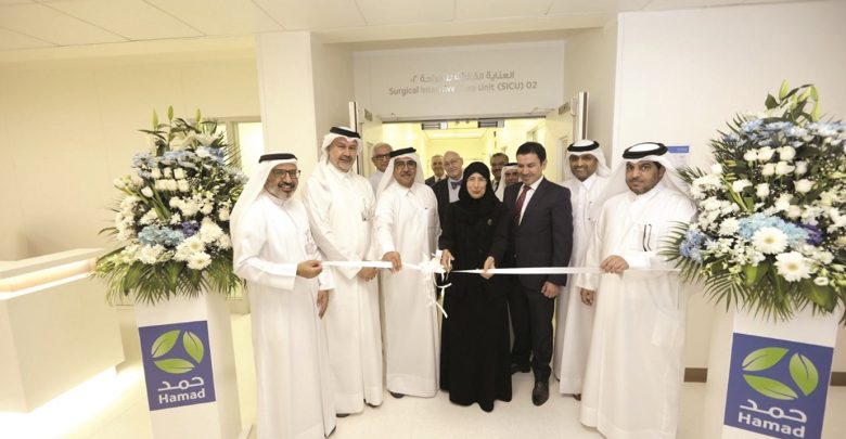 Opening of the ICU in Hamad Hospital Opening of the ICU in Hamad Hospital