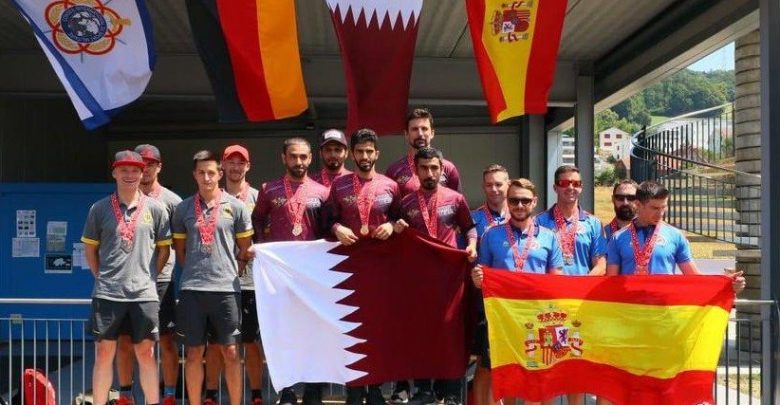 Qatar military parachute team wins first place in Switzerland championship Qatar military parachute team wins first place in Switzerland championship