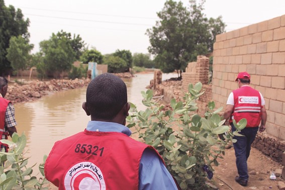 QRCS responds to flash floods in Sudan QRCS responds to flash floods in Sudan