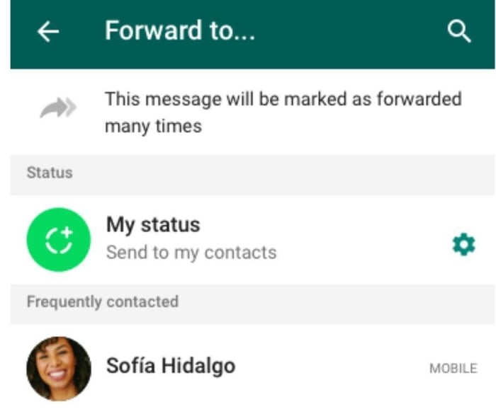 WhatsApp's adds a new feature for Forwarded messages'