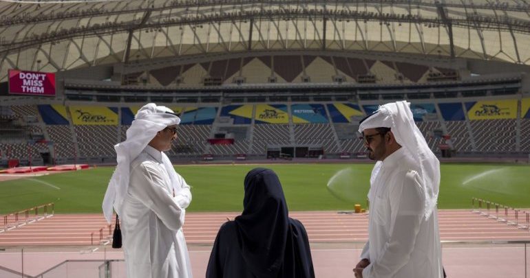 Amir tours facilities of IAAF World Athletics Championships Doha 2019 Amir tours facilities of IAAF World Athletics Championships Doha 2019