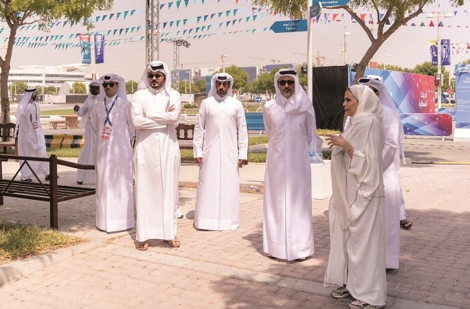 Doha 2019: ministers visit Khalifa International Stadium