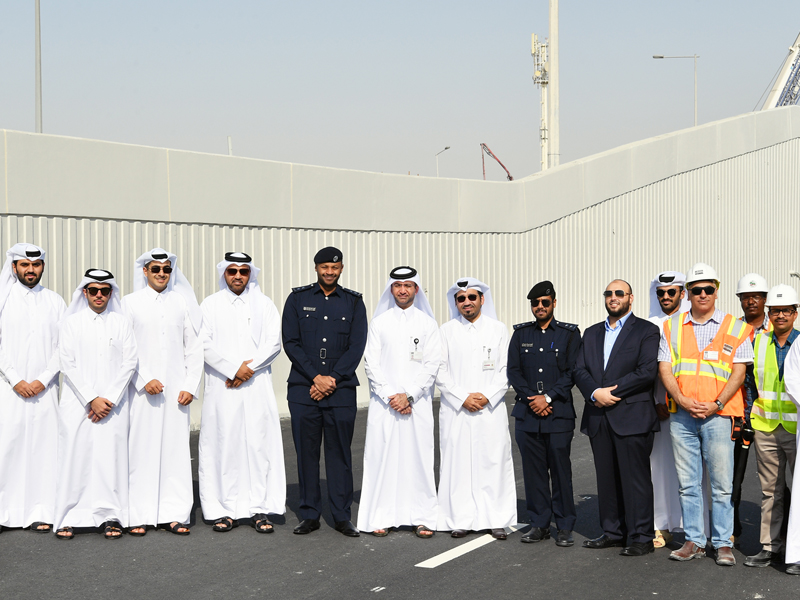 Opening of the first underpass at Mesaimeer Interchange with a length of 220 m