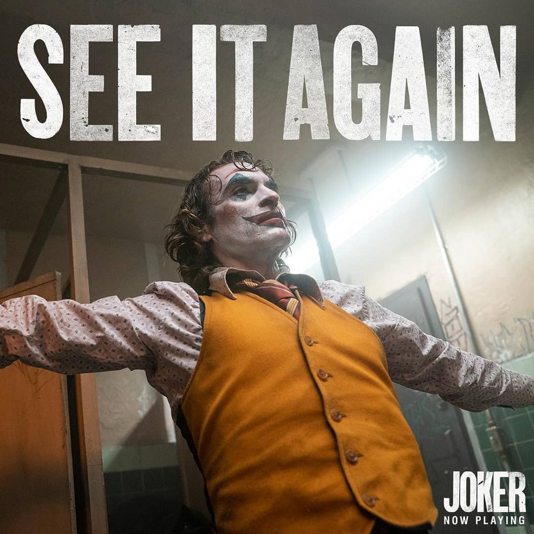Joker playing now: see it again!