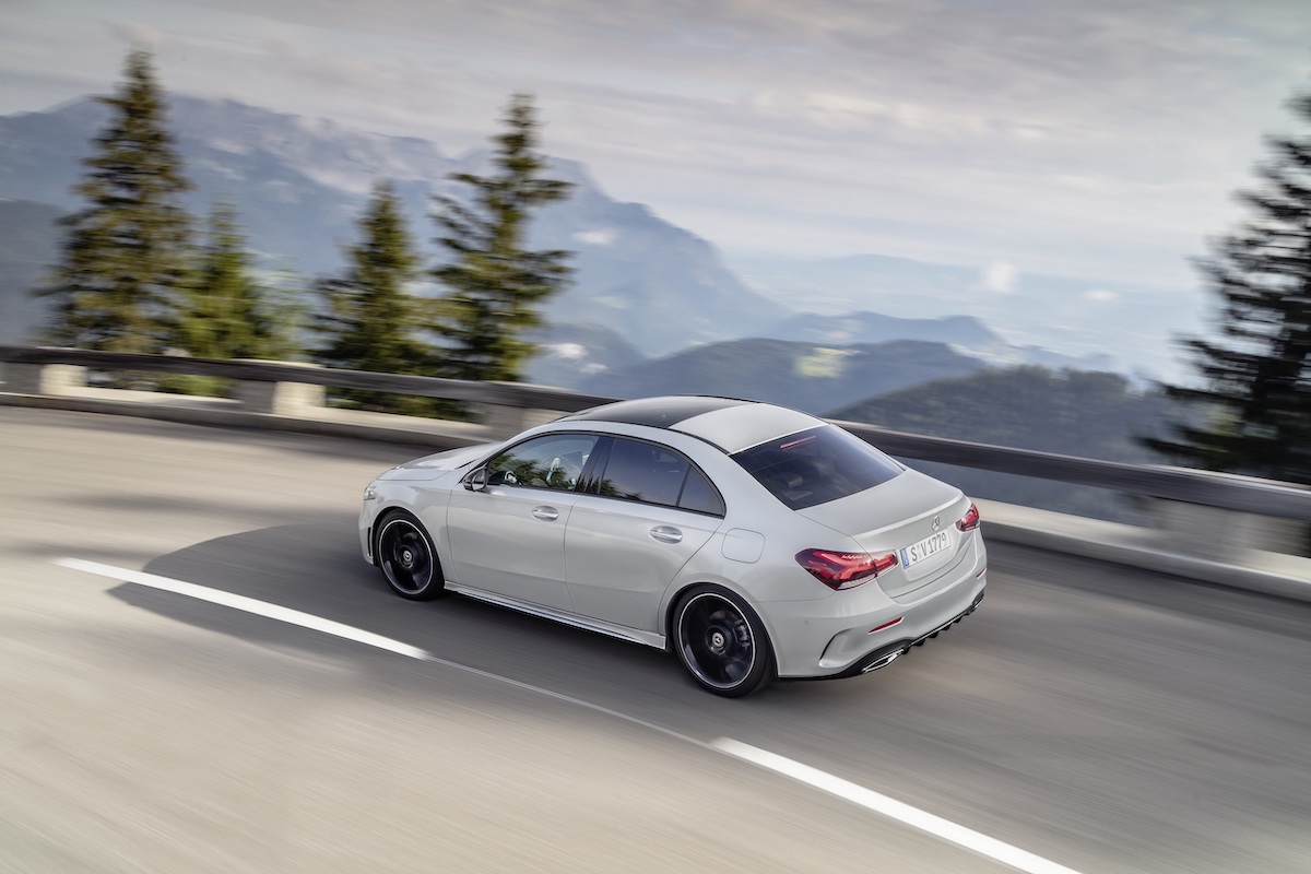The new Mercedes-Benz A-Class Sedan.. Compact point of entry to the world of premium sedans