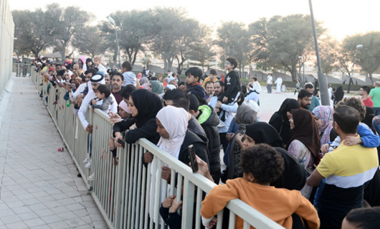 Massive crowds at Al Khor Family Park Massive crowds at Al Khor Family Park