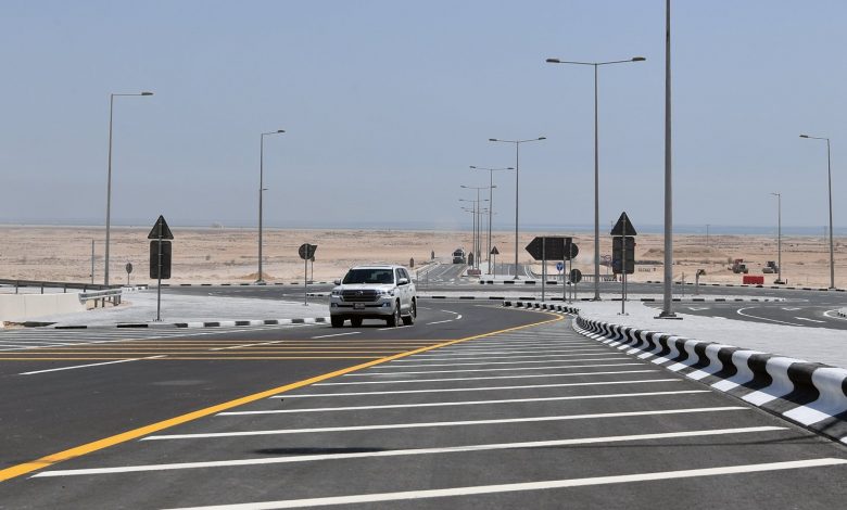 Ashghal Opens the Last Interchange on Al Khor Road Project Ashghal Opens the Last Interchange on Al Khor Road Project