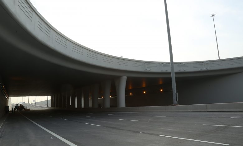 Ashghal Opens New Underpass and Bridge on Mesaimeer Interchange Ashghal Opens New Underpass and Bridge on Mesaimeer Interchange