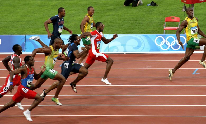 Bolt goes viral with ’social distancing’ photo Bolt goes viral with ’social distancing’ photo