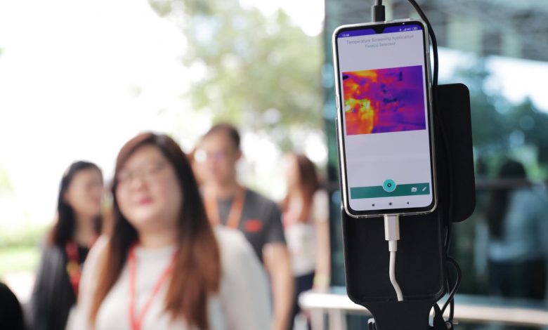 Ooredoo installs Fever Screening Thermal Camera System at retail shop Ooredoo installs Fever Screening Thermal Camera System at retail shop