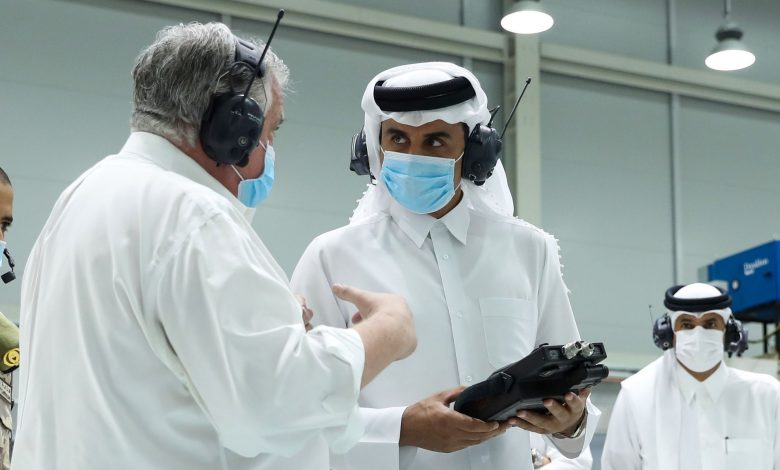 Amir Inspects the Production of Artificial Respirators at Barzan Holding Company Amir Inspects the Production of Artificial Respirators at Barzan Holding Company