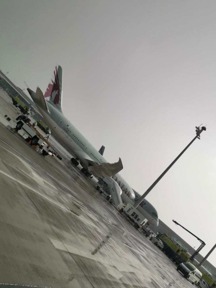 Qatar Airways clarifies details of the parked aircrafts contact incident