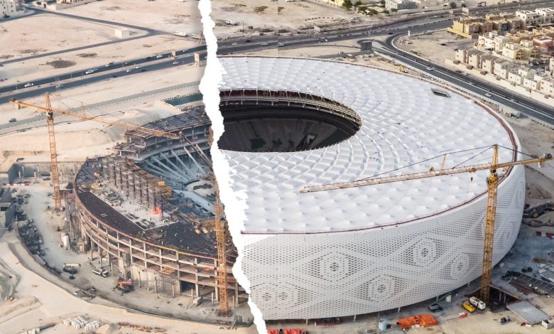 Continuous work at Al Thumama World Cup Stadium Continuous work at Al Thumama World Cup Stadium