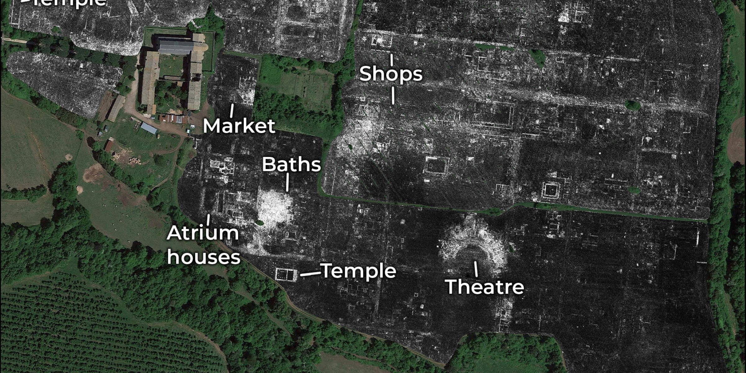 Buried Roman city revealed with ground-penetrating radar