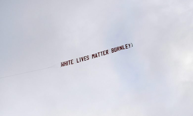 'White Lives Matter' plane stir controversy in the Manchester City match 'White Lives Matter' plane stir controversy in the Manchester City match