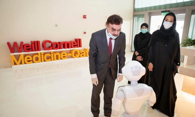 Sheikha Moza attends inauguration of WHO Collaborating Center for infectious diseases in WCM-Q Sheikha Moza attends inauguration of WHO Collaborating Center for infectious diseases in WCM-Q