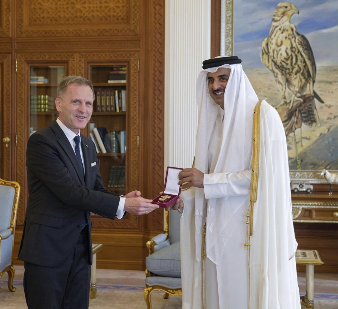 Amir honours outgoing German envoy