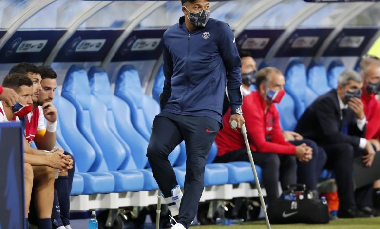 PSG confirm French forward has suffered 'serious right ankle sprain' PSG confirm French forward has suffered 'serious right ankle sprain'