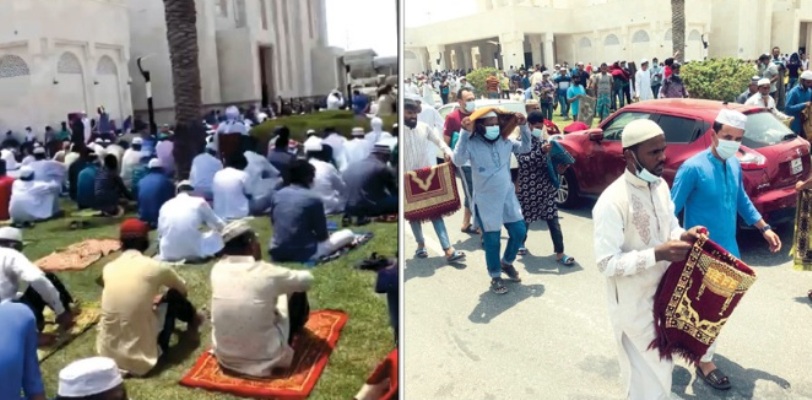 Report: Worshippers are lax in applying precautionary measures