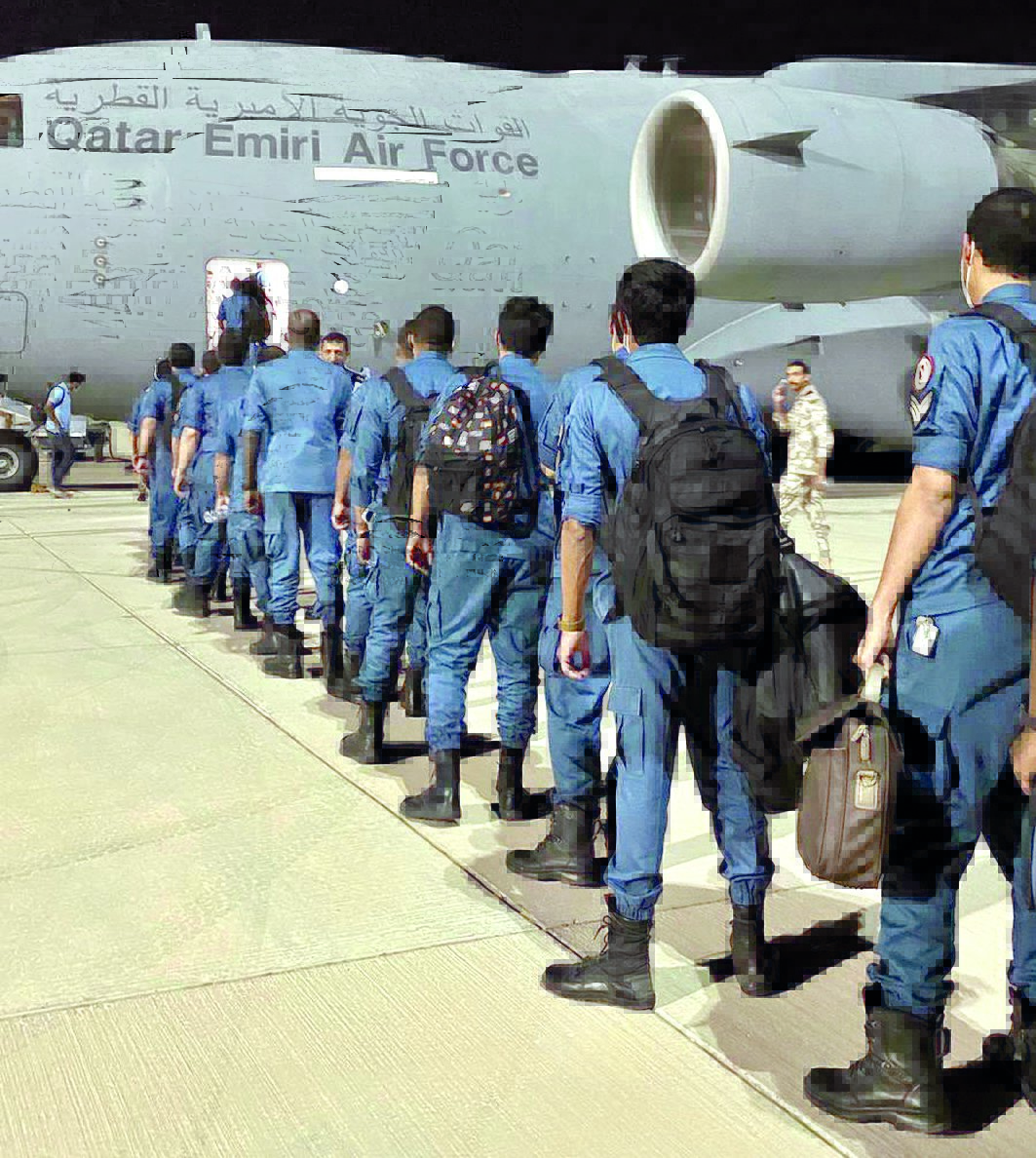 Lekhwiya search and rescue team air-dashed to Beirut