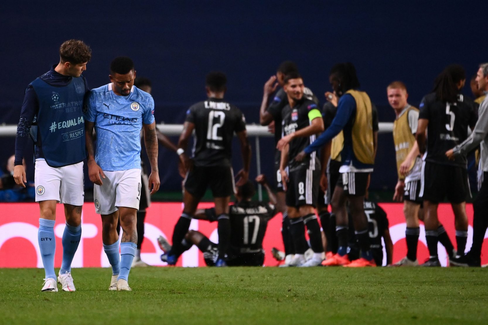 Manchester City Qatar Lyon stun Manchester City to reach Champions League semifinals | What's