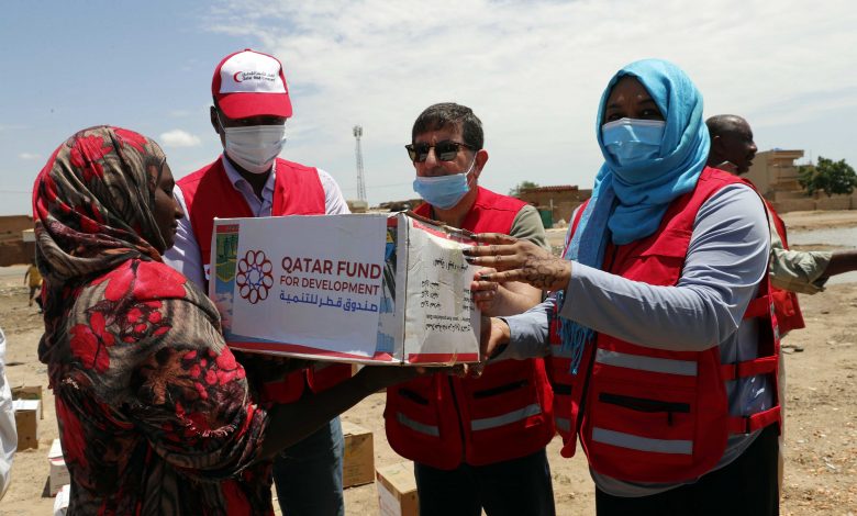 Third Qatari Aid Plane Arrives in Khartoum within "Peace for Sudan" Campaign Airlift Third Qatari Aid Plane Arrives in Khartoum within "Peace for Sudan" Campaign Airlift