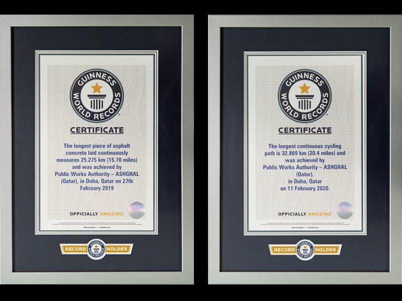 Ashghal Smashes Two Guinness World Records Titles