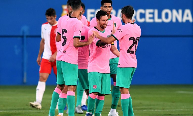 Messi scores twice as Barcelona win friendly Messi scores twice as Barcelona win friendly